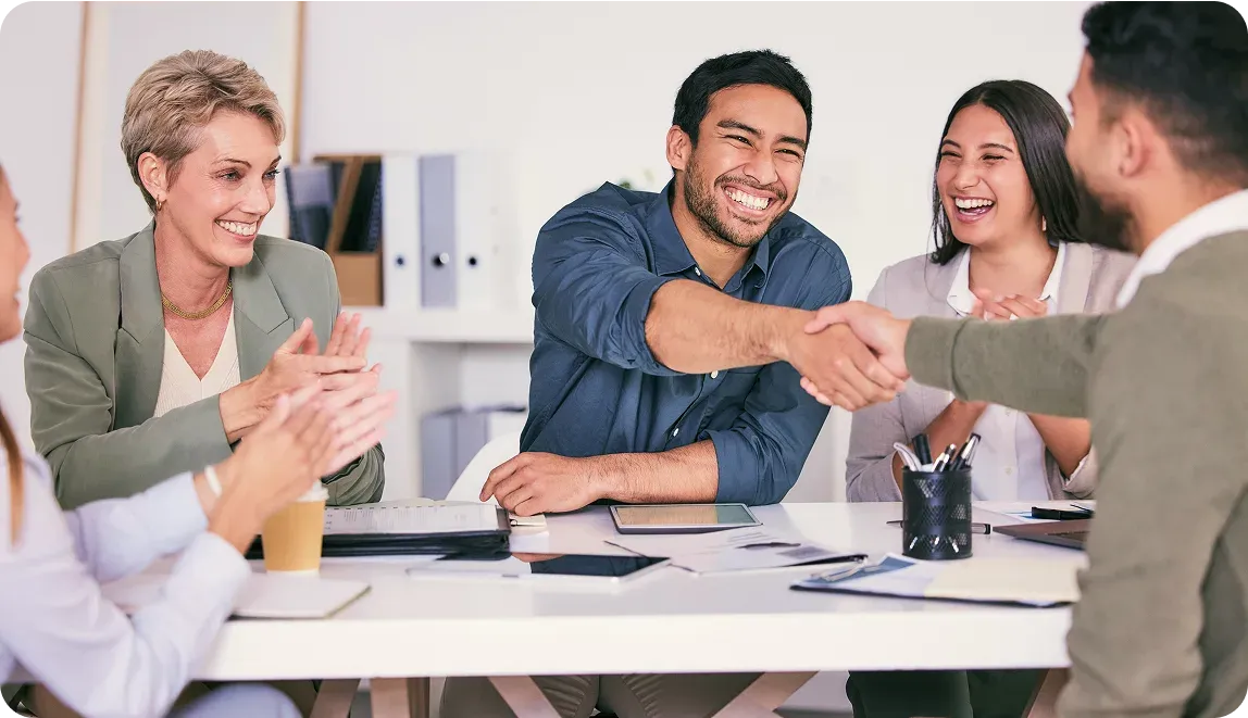 A deal closed at the table